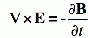 Faradays Law or Maxwells Third Equation