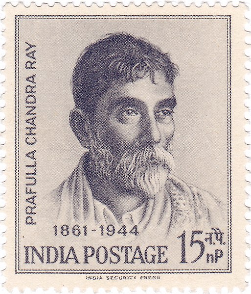 Prafulla Chandra Ray 1961 stamp of India